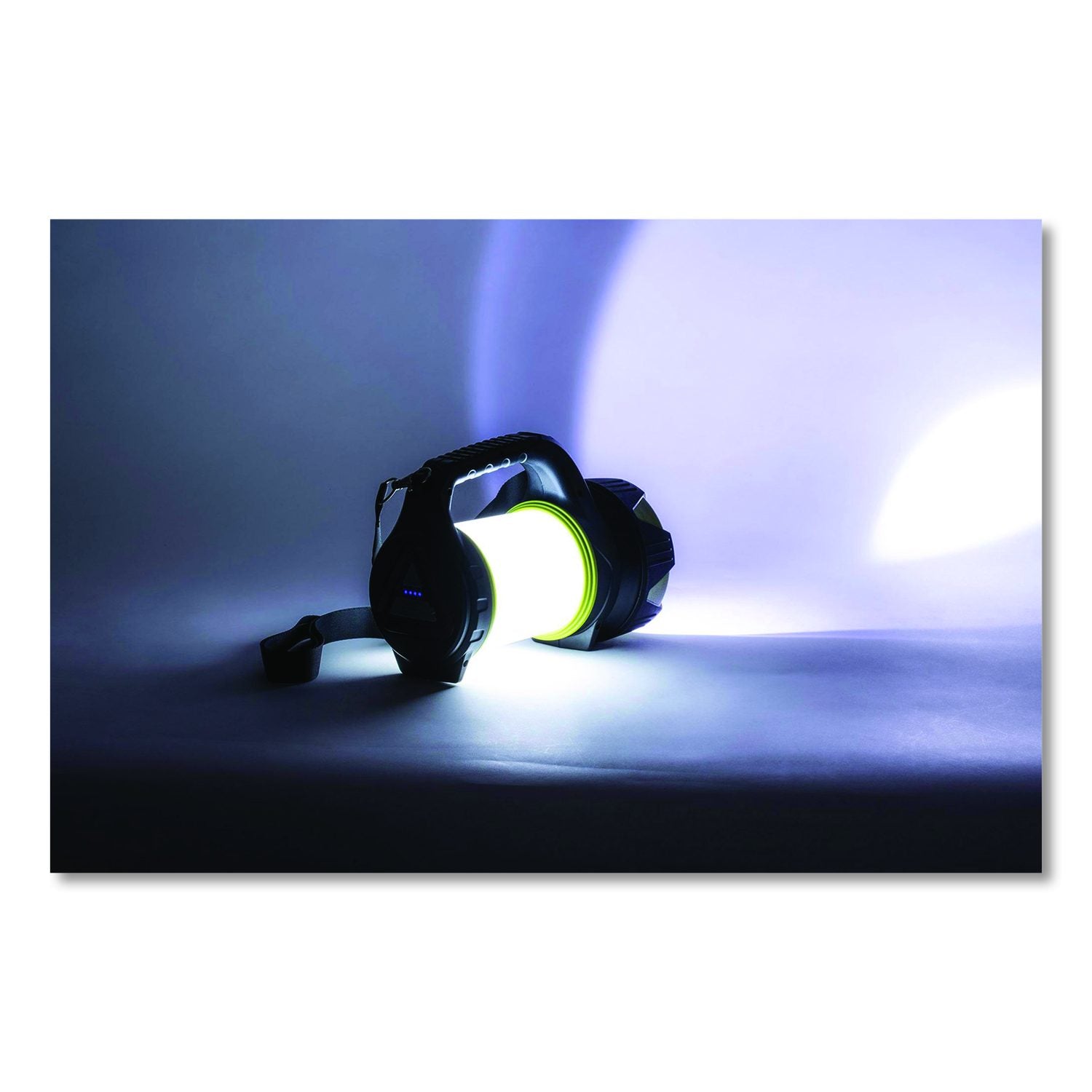 Lifegear USB Rechargeable Multi-Mode Lantern, Rechargeable Lithium Ion Battery (Included), Black/Red