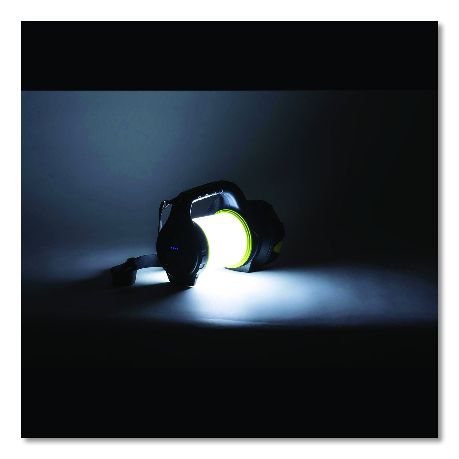 Lifegear USB Rechargeable Multi-Mode Lantern, Rechargeable Lithium Ion Battery (Included), Black/Red