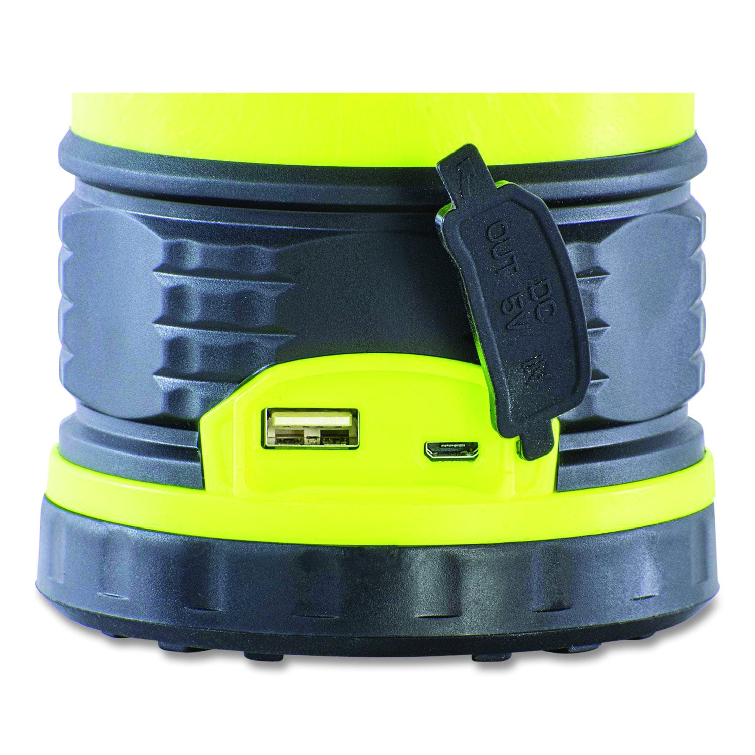 Adventure Rechargeable Multi Function Lantern, Rechargeable Lithium Ion Battery (Included), Yellow/Black
