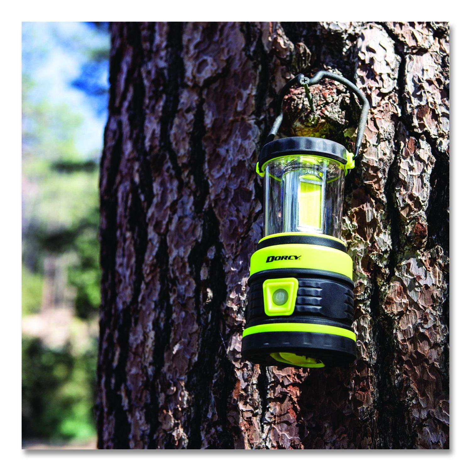 Adventure Rechargeable Multi Function Lantern, Rechargeable Lithium Ion Battery (Included), Yellow/Black