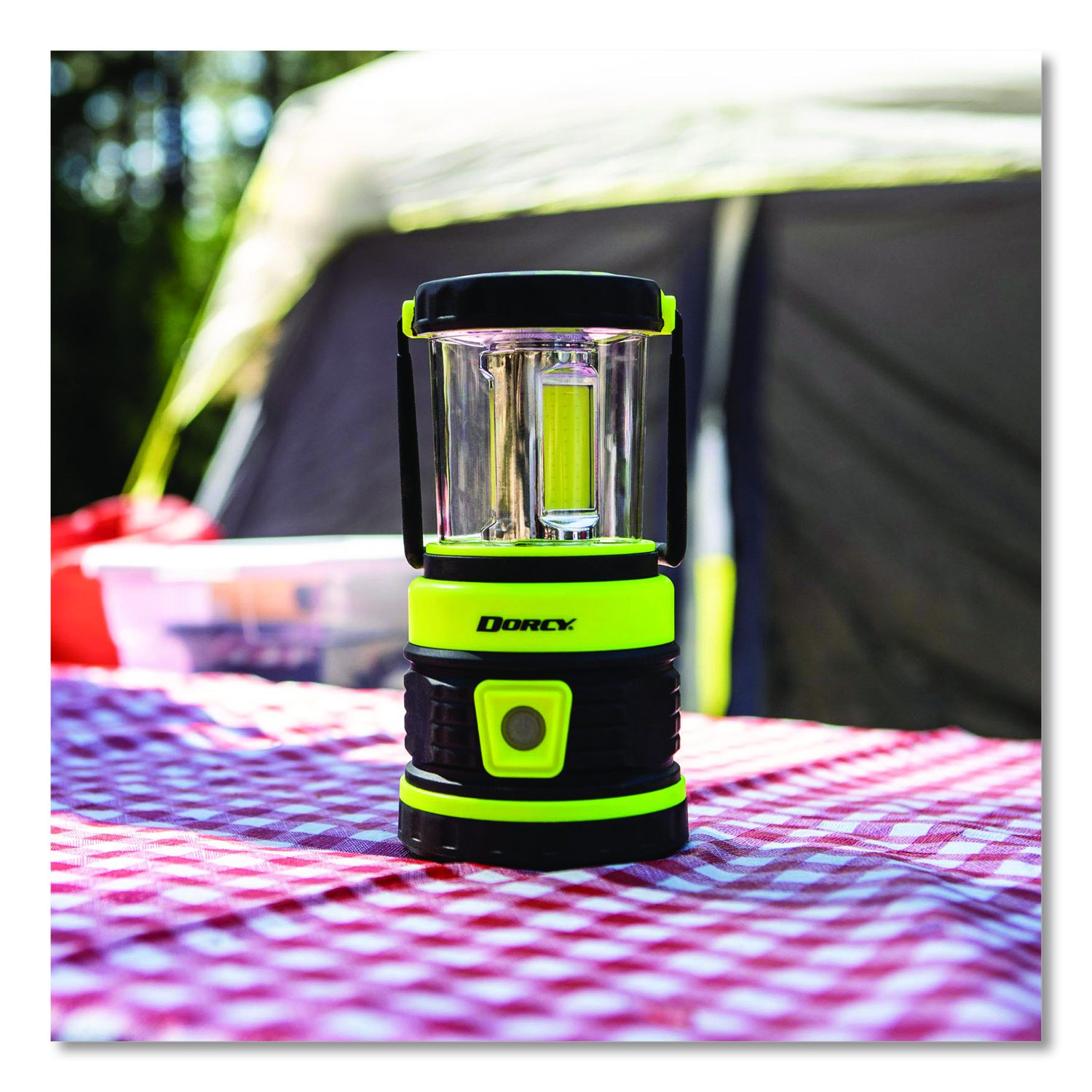 Adventure Rechargeable Multi Function Lantern, Rechargeable Lithium Ion Battery (Included), Yellow/Black