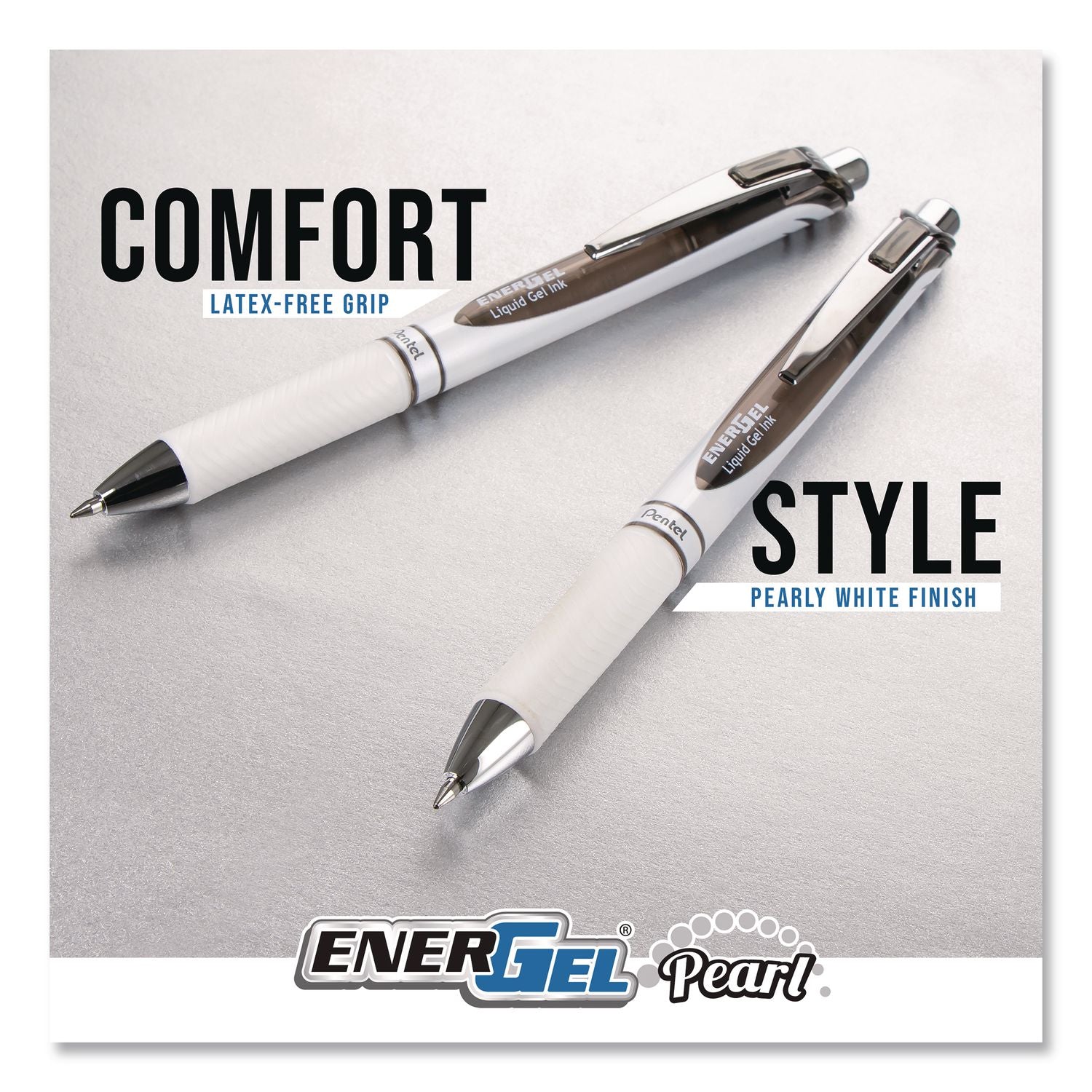 Energel Pearl Deluxe RTX Gel Pen, Retractable, Medium 0.7 Mm, Assorted Ink, Assorted Barrel, 12/Pack