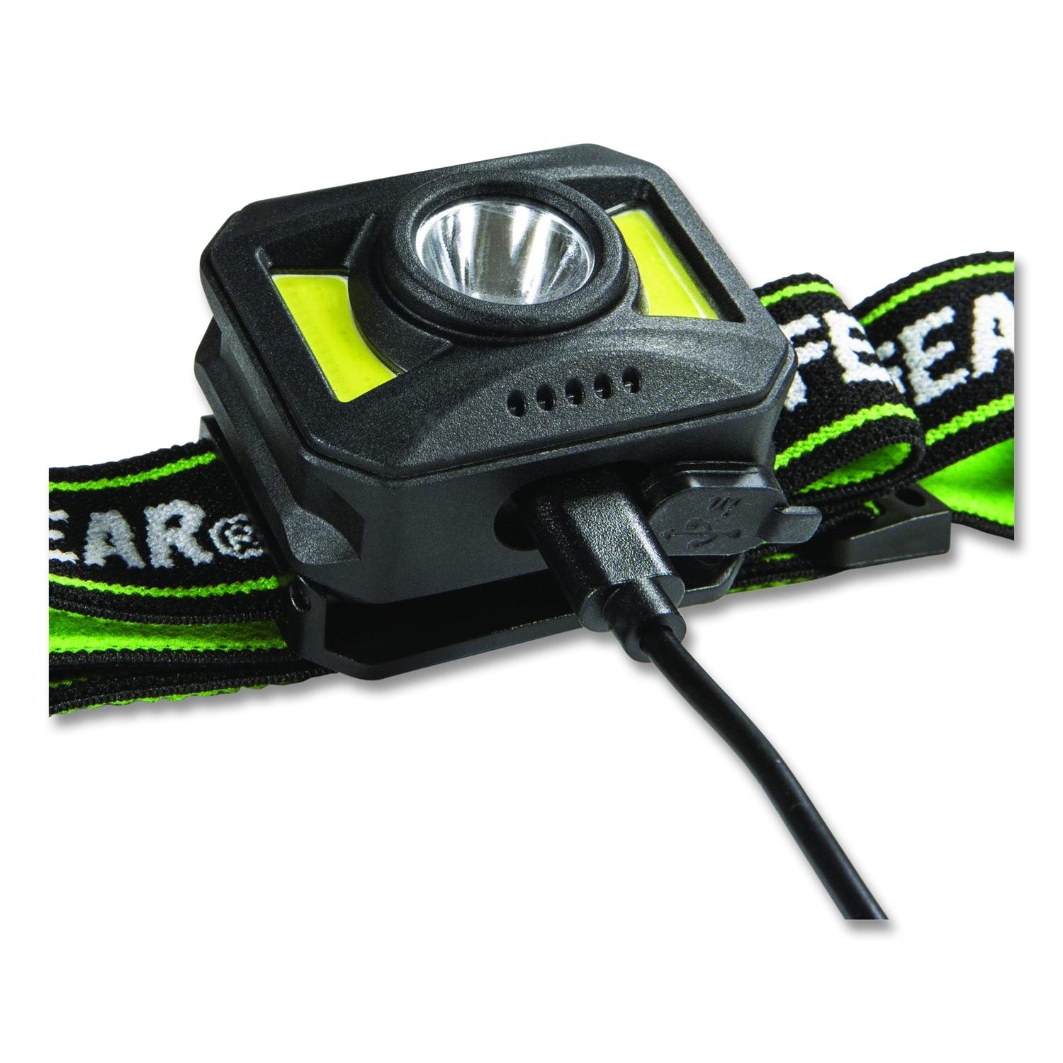 Lifegear Adventure USB-C Rechargeable Headlamp, Rechargeable Lithium Ion Battery (Included), Black