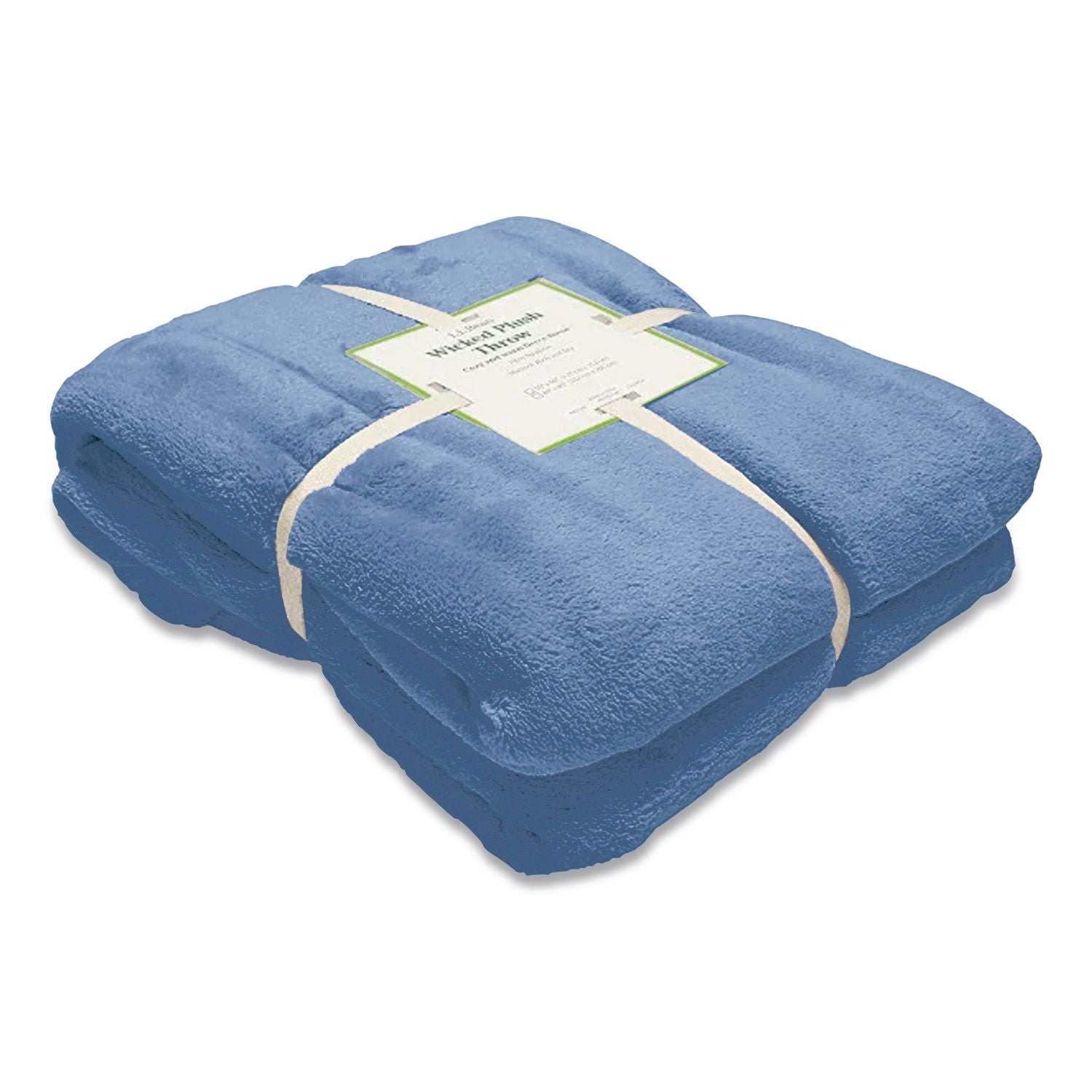 Wicked Plush Throw, 50 X 60, Bayside Bue Heather