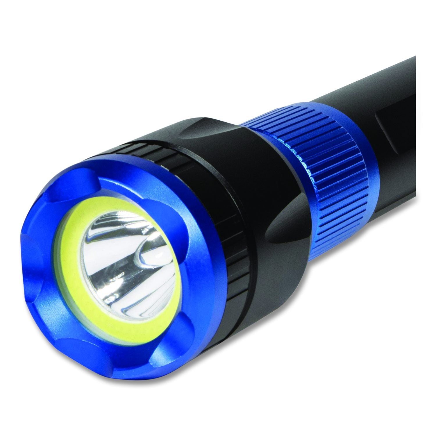 Diehard USB-C Rechargeable Flashlight And Power Bank, Lithium Ion Rechargeable Battery (Included), Black/Blue
