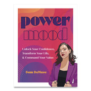 Power Mood Self-Help Journal, Pink/Purple Graphic Cover, (208) 8.75 X 6.75 Sheets