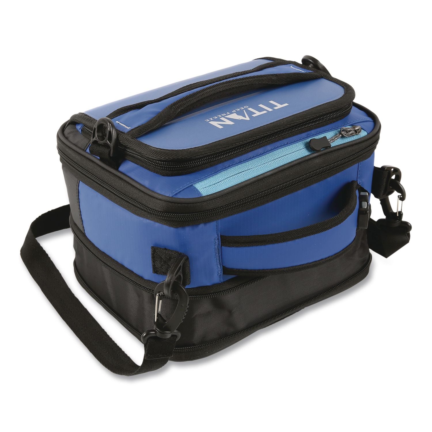 Deep Freeze High Performance Expandable Crush-Resistant Lunch Box, 10.45 X 5 X 8.65, Blue