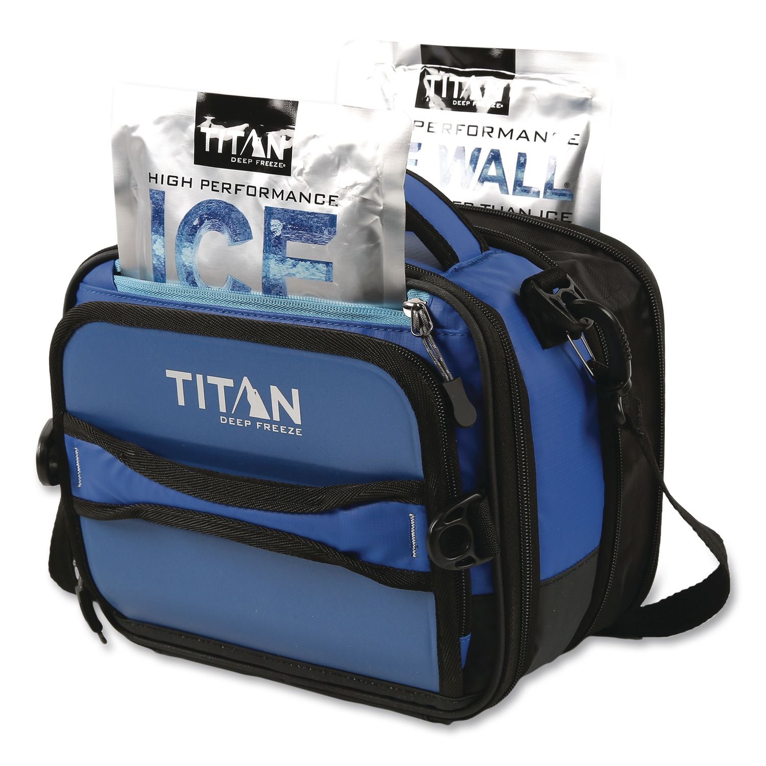Deep Freeze High Performance Expandable Crush-Resistant Lunch Box, 10.45 X 5 X 8.65, Blue