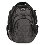 Gambit Laptop Backpack, Large, Fits Devices Up To 15", 15" X 10.5" X 19.5", Graphite/Black