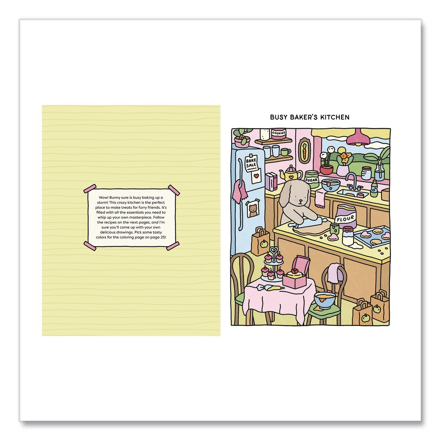 How To Draw Super Cute Things With Bobbie Goods Coloring Book, All Ages, 8.5 X 11 Sheets, 112 Pages