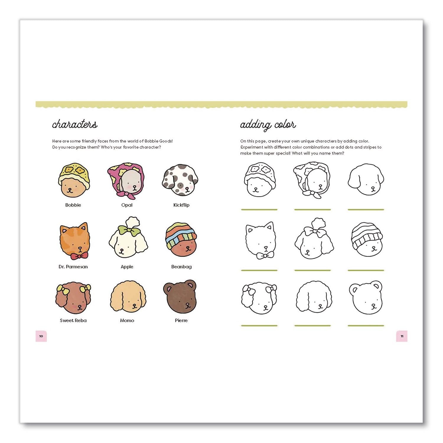 How To Draw Super Cute Things With Bobbie Goods Coloring Book, All Ages, 8.5 X 11 Sheets, 112 Pages