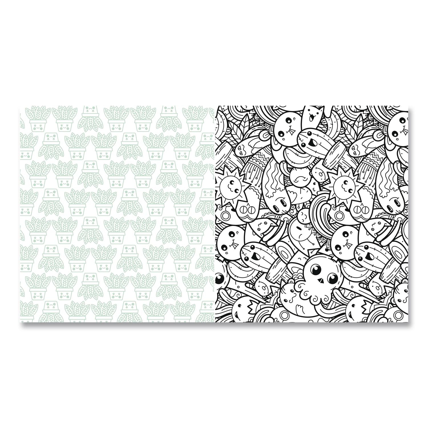 Cute Kawaii Coloring Book, All Ages, 128 Pages