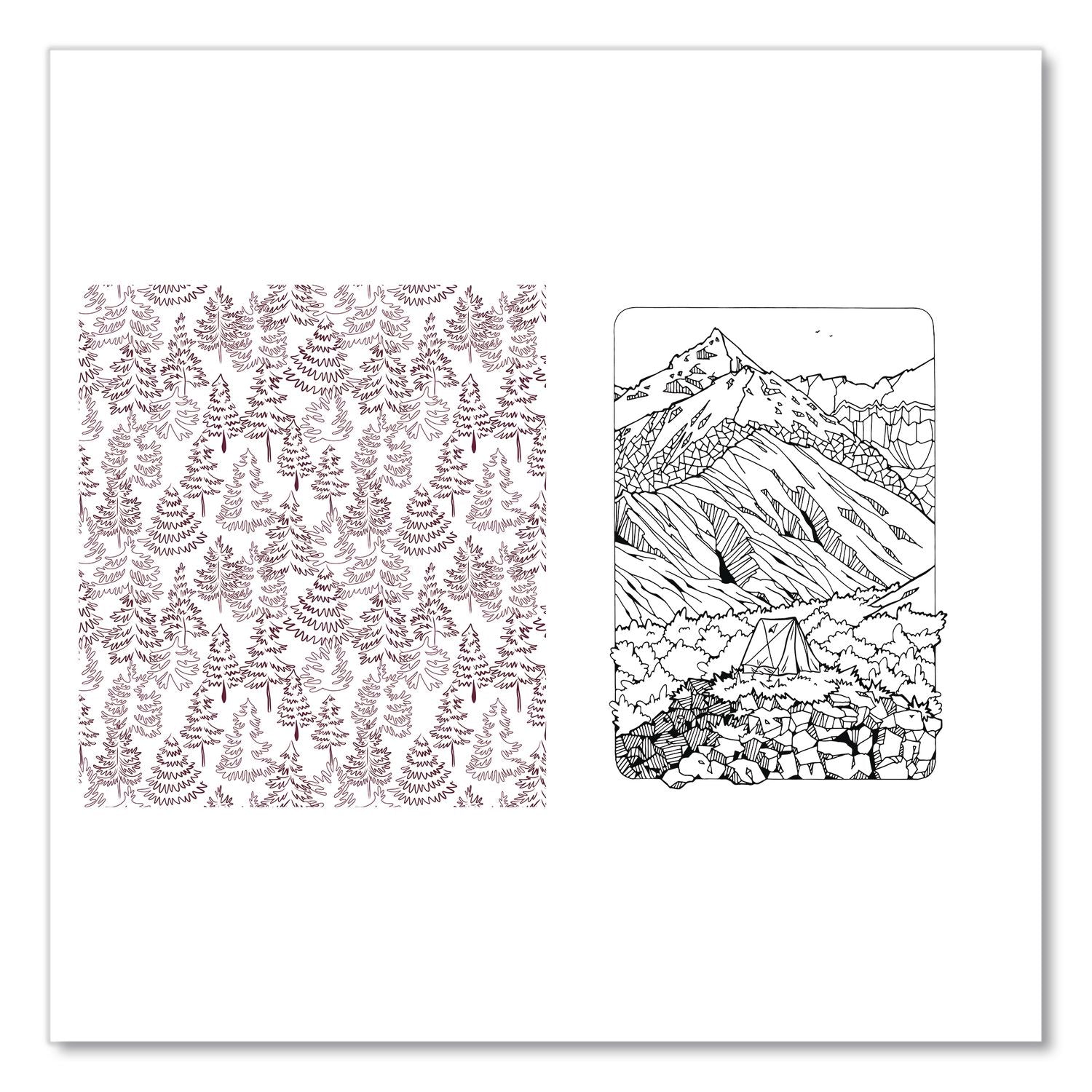 Beautiful Nature Coloring Book, All Ages, 128 Pages