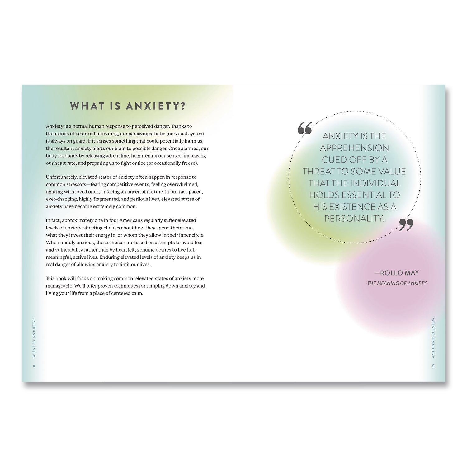 Overcome Your Anxiety Guided Journal, Aqua/Cream Cover, (192) 8 X 6 Sheets