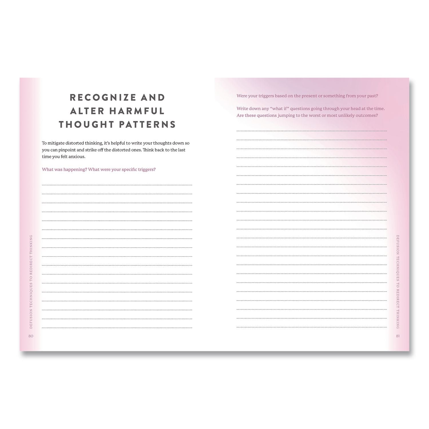 Overcome Your Anxiety Guided Journal, Aqua/Cream Cover, (192) 8 X 6 Sheets