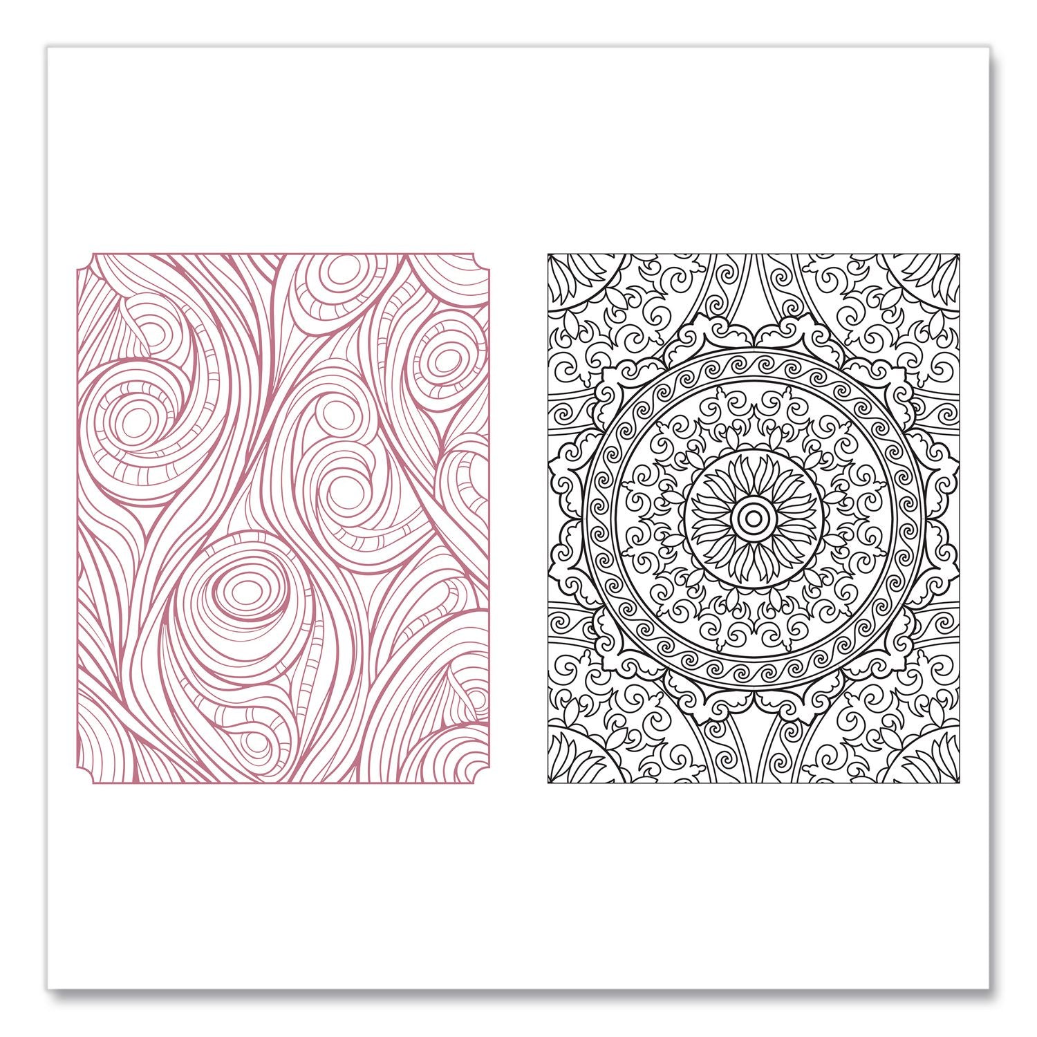 Calm And Serene Coloring Book, All Ages, 8 X 10 Sheets, 150 Pages