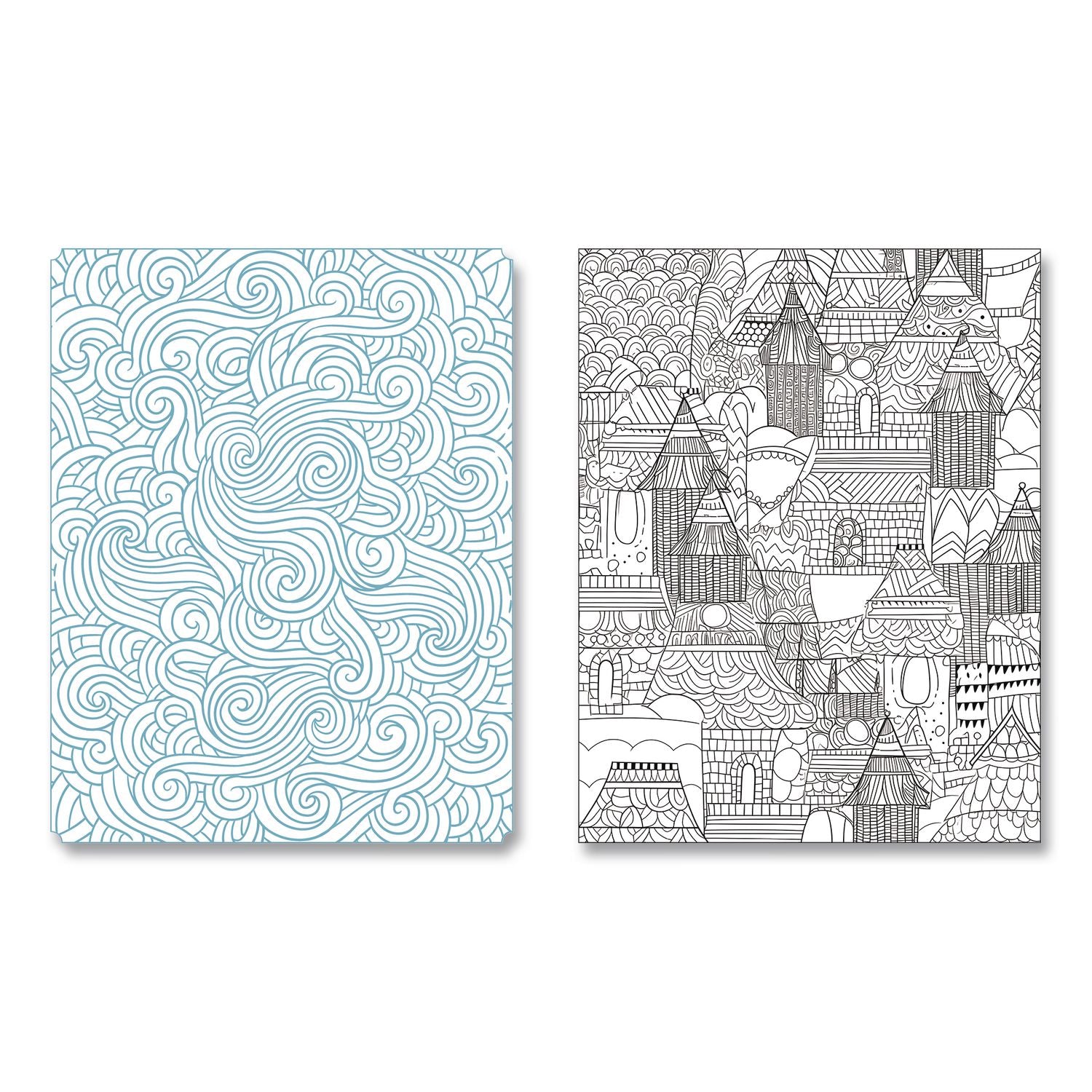 Calm And Serene Coloring Book, All Ages, 8 X 10 Sheets, 150 Pages