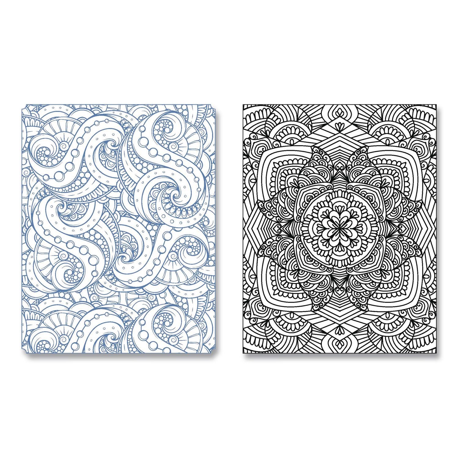 Calm And Serene Coloring Book, All Ages, 8 X 10 Sheets, 150 Pages