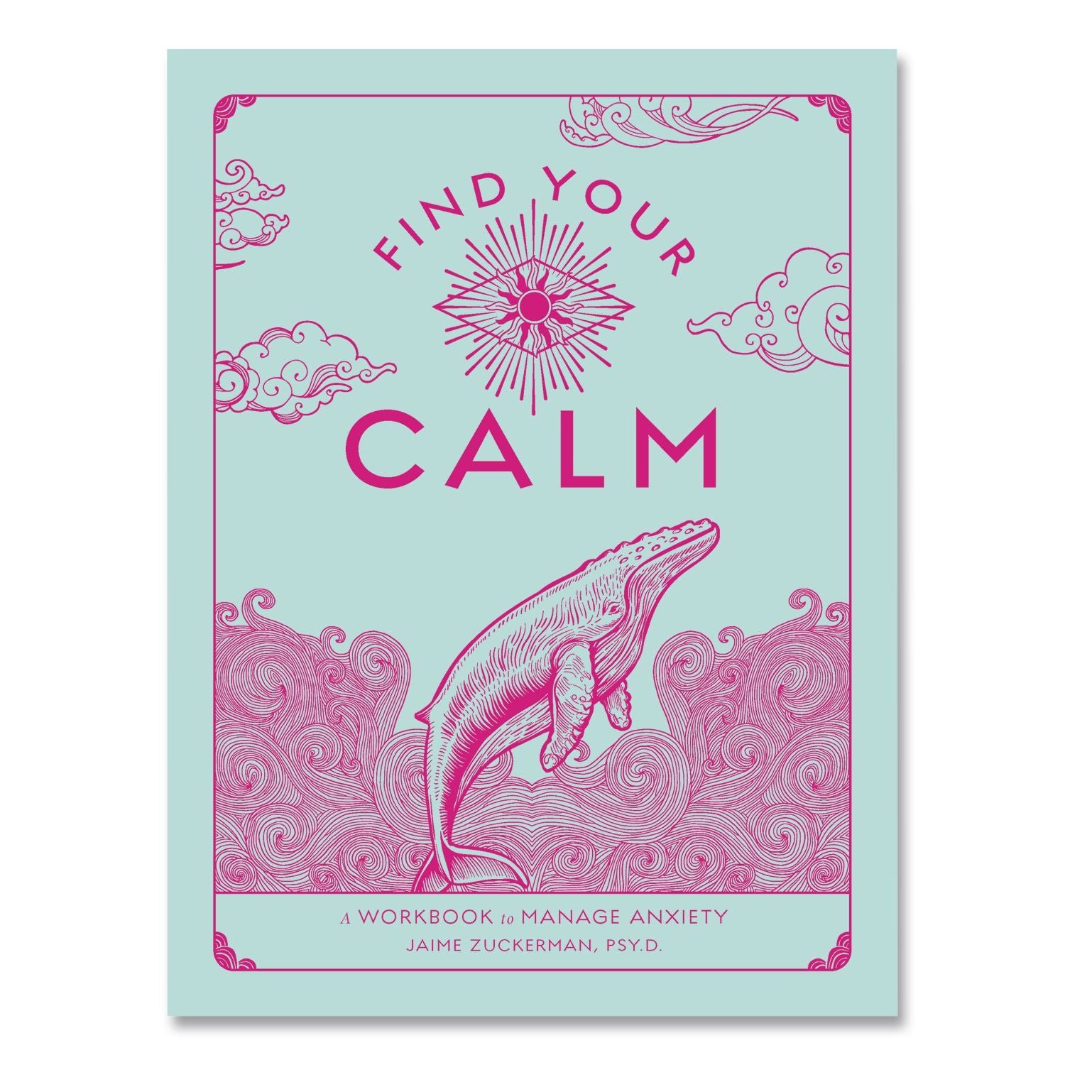 Find Your Calm Anxiety Guided Journal, Green Cover, (160) 8.75 X 6.75 Sheets