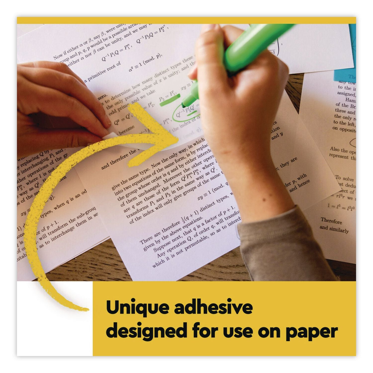 Transparent Notes, 2.88" X 2.88", Assorted Colors (Transparent Blue And Clear), 36 Sheets/Pad, 2 Pads/Pack