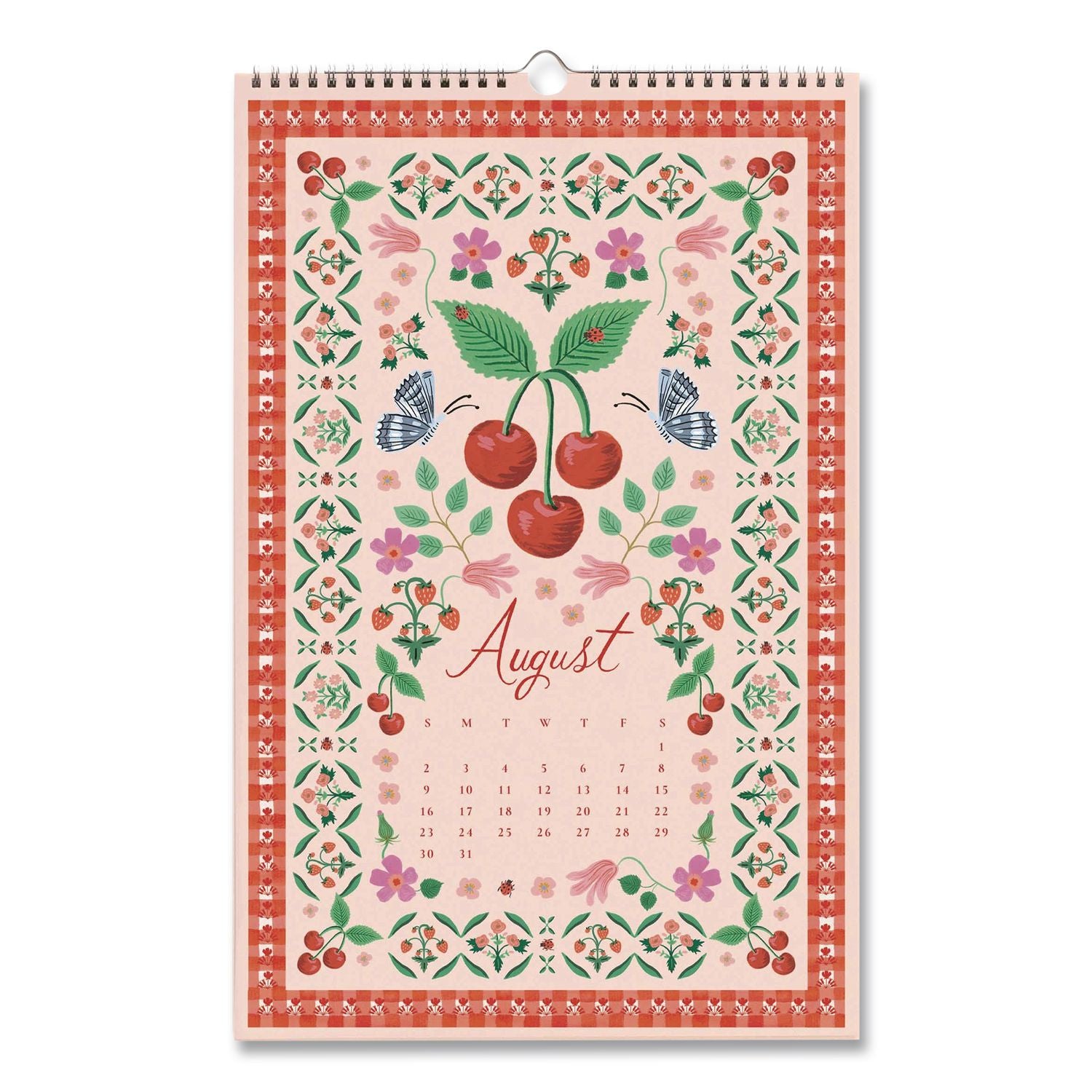 Flora Monthly Wall Calendar, 11 X 17, Multicolor Sheets, 12-Month (Jan To Dec): 2026