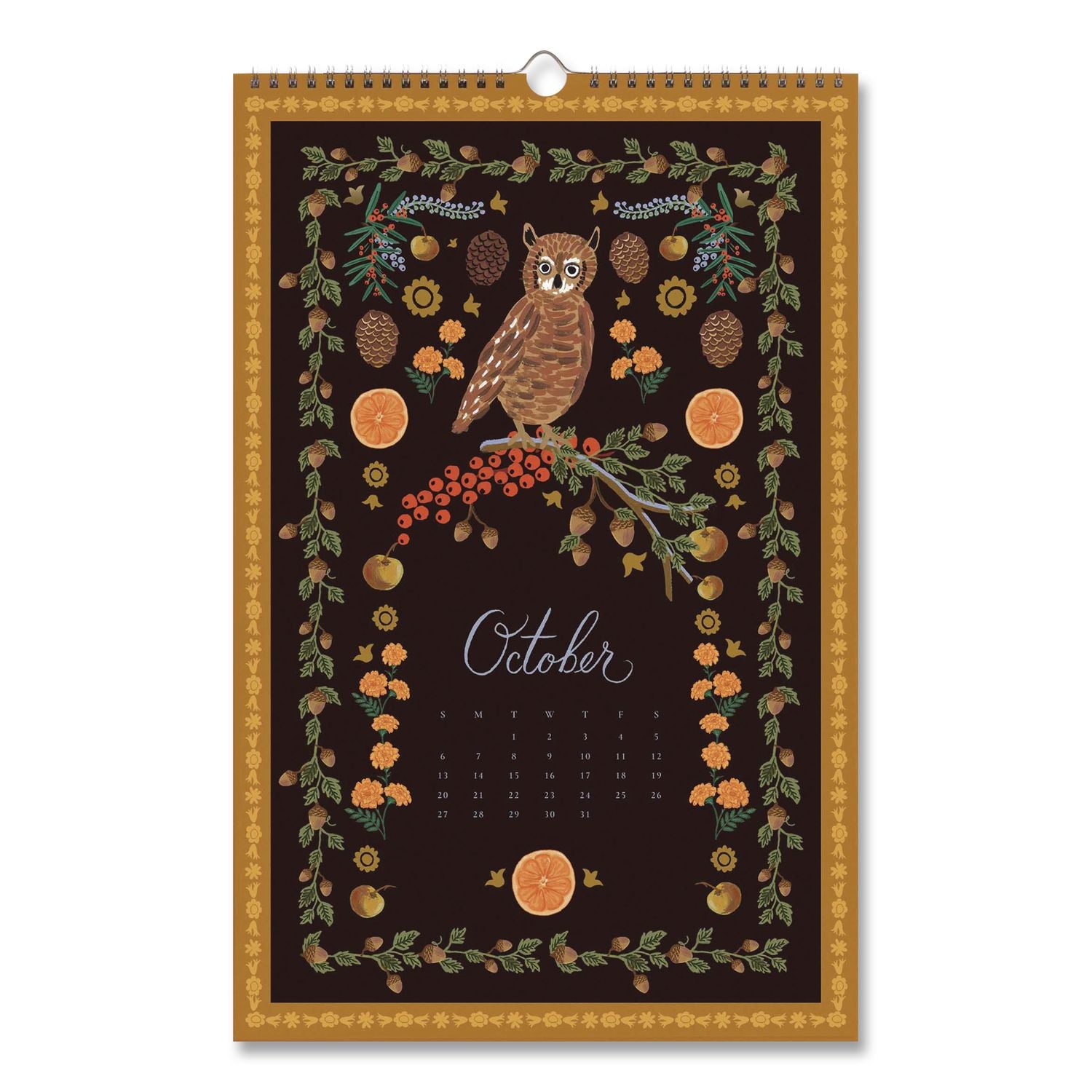 Flora Monthly Wall Calendar, 11 X 17, Multicolor Sheets, 12-Month (Jan To Dec): 2026