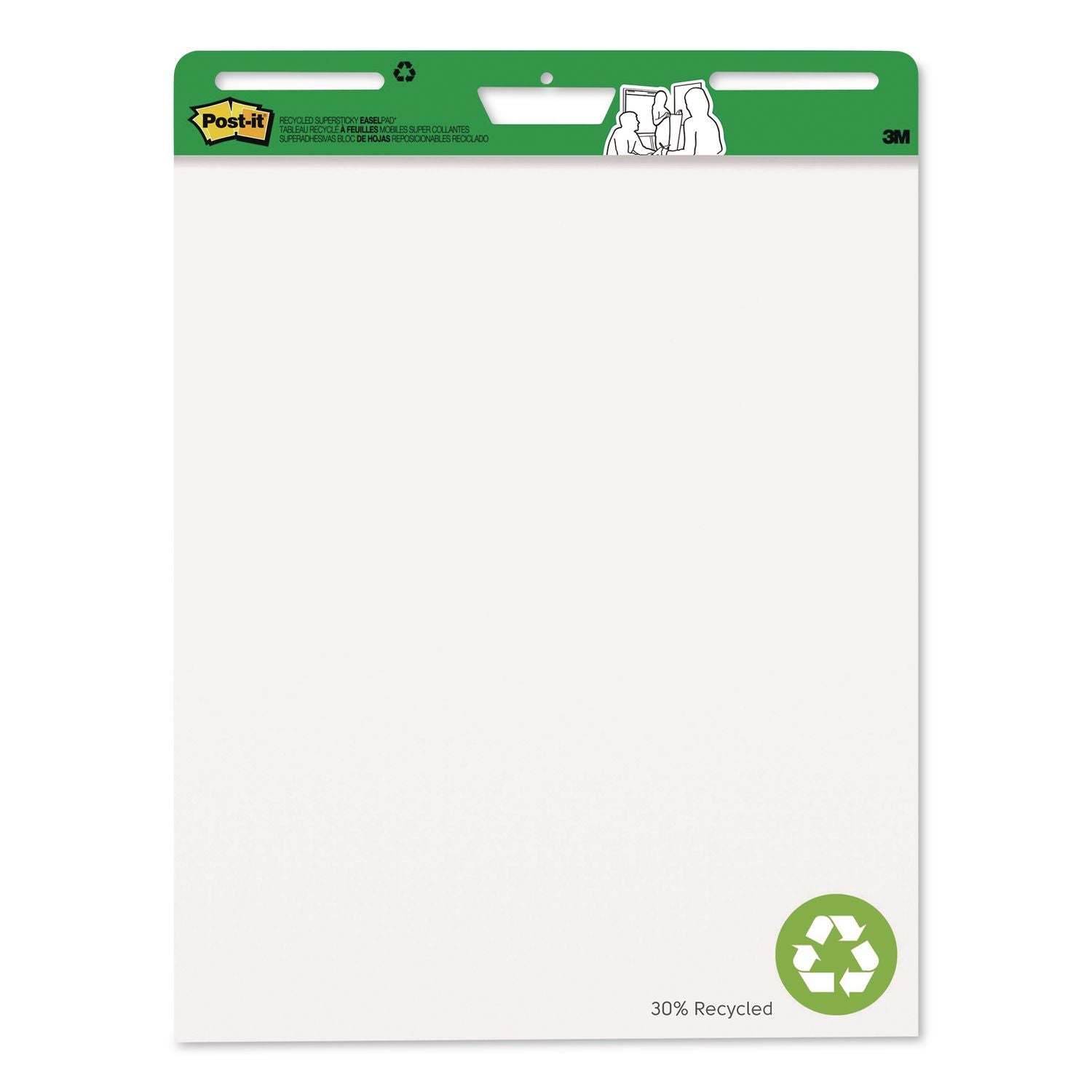 Self-Stick Easel Pads, Vertical Orientation, (30) White 25 X 30 Sheets, 8/Pack