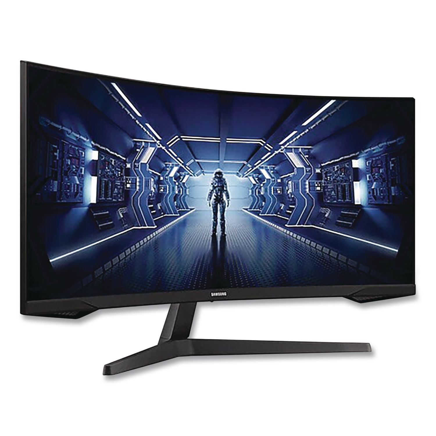 Odyssey G5 Curved WQHD LED Gaming Monitor, 34" Widescreen, VA Panel, 3440 Pixels X 1440 Pixels