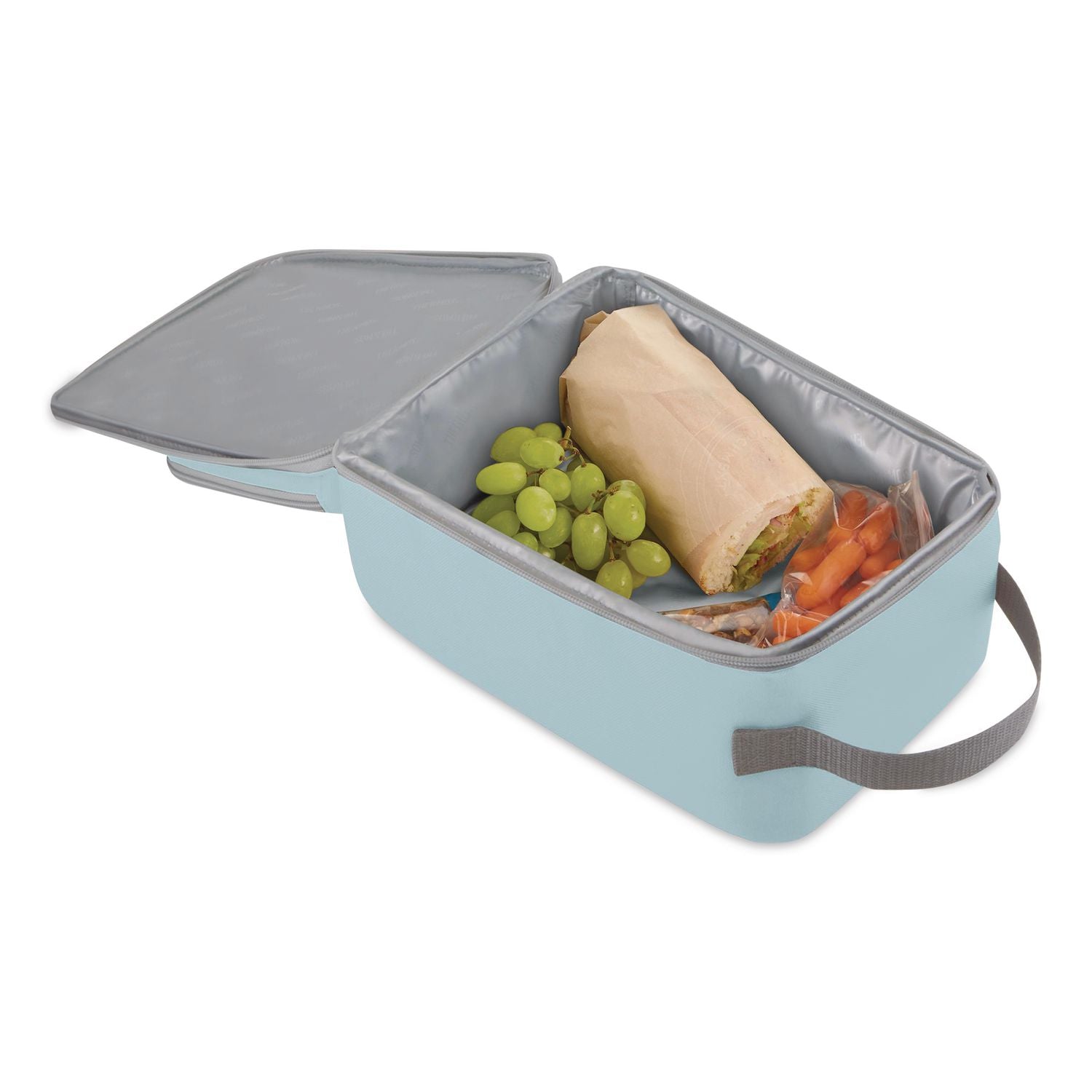 Kids Icon Series Insulated Soft Lunch Bag, 7 X 5 X 10.5, Light Blue