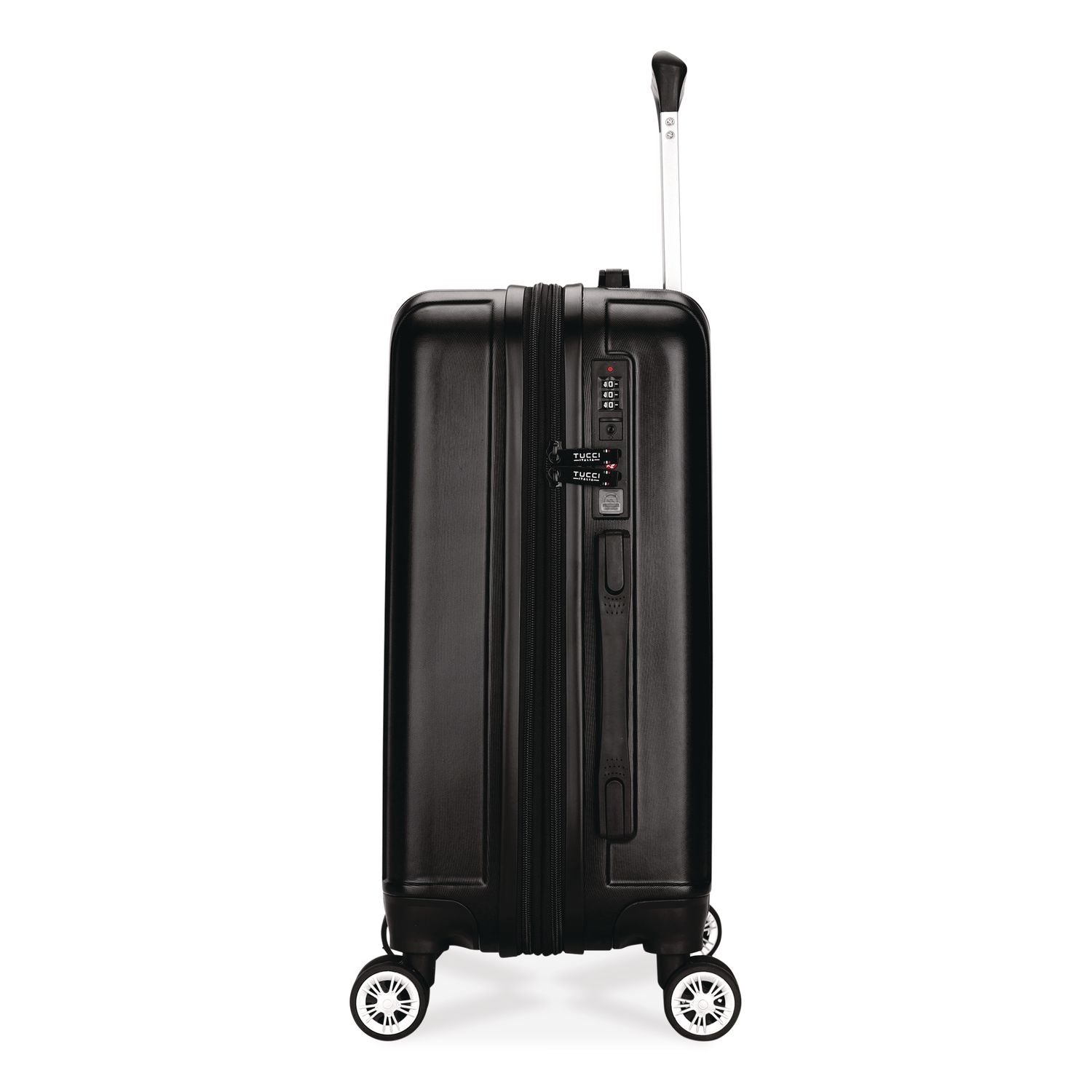 TESORO Hardside Carry-On Spinner Suitcase, 13.7 X 7.6 X 22.8, Black