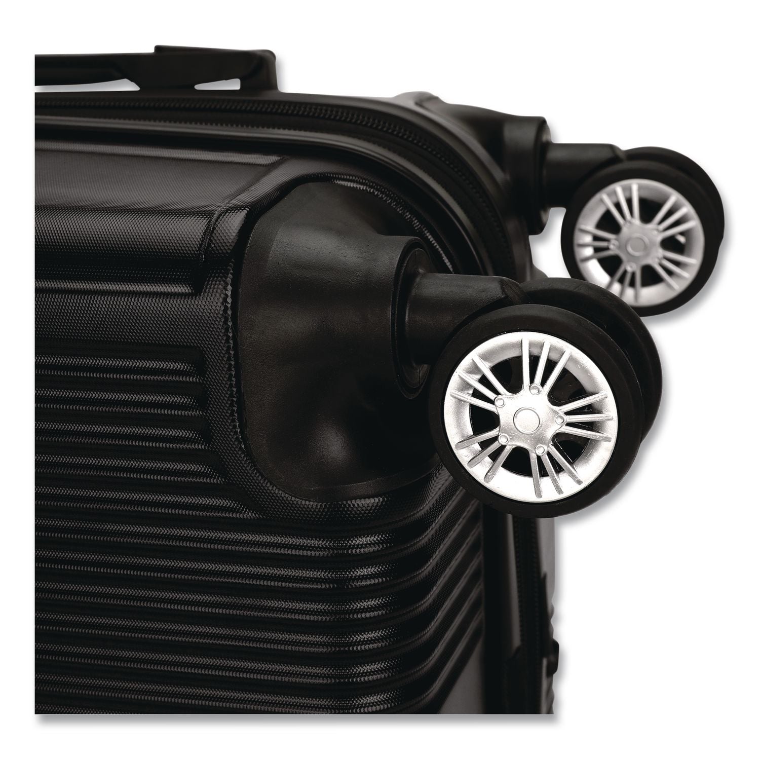 TESORO Hardside Carry-On Spinner Suitcase, 13.7 X 7.6 X 22.8, Black