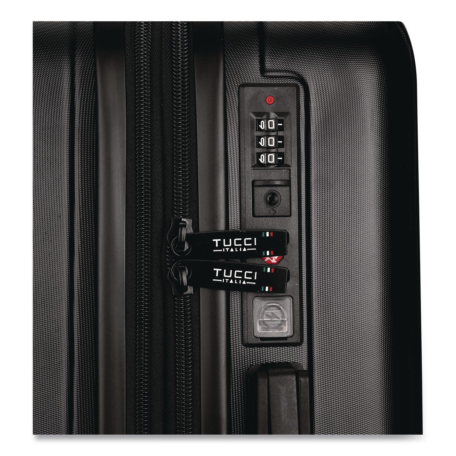 TESORO Hardside Carry-On Spinner Suitcase, 13.7 X 7.6 X 22.8, Black