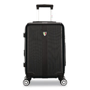 TESORO Hardside Carry-On Spinner Suitcase, 13.7 X 7.6 X 22.8, Black