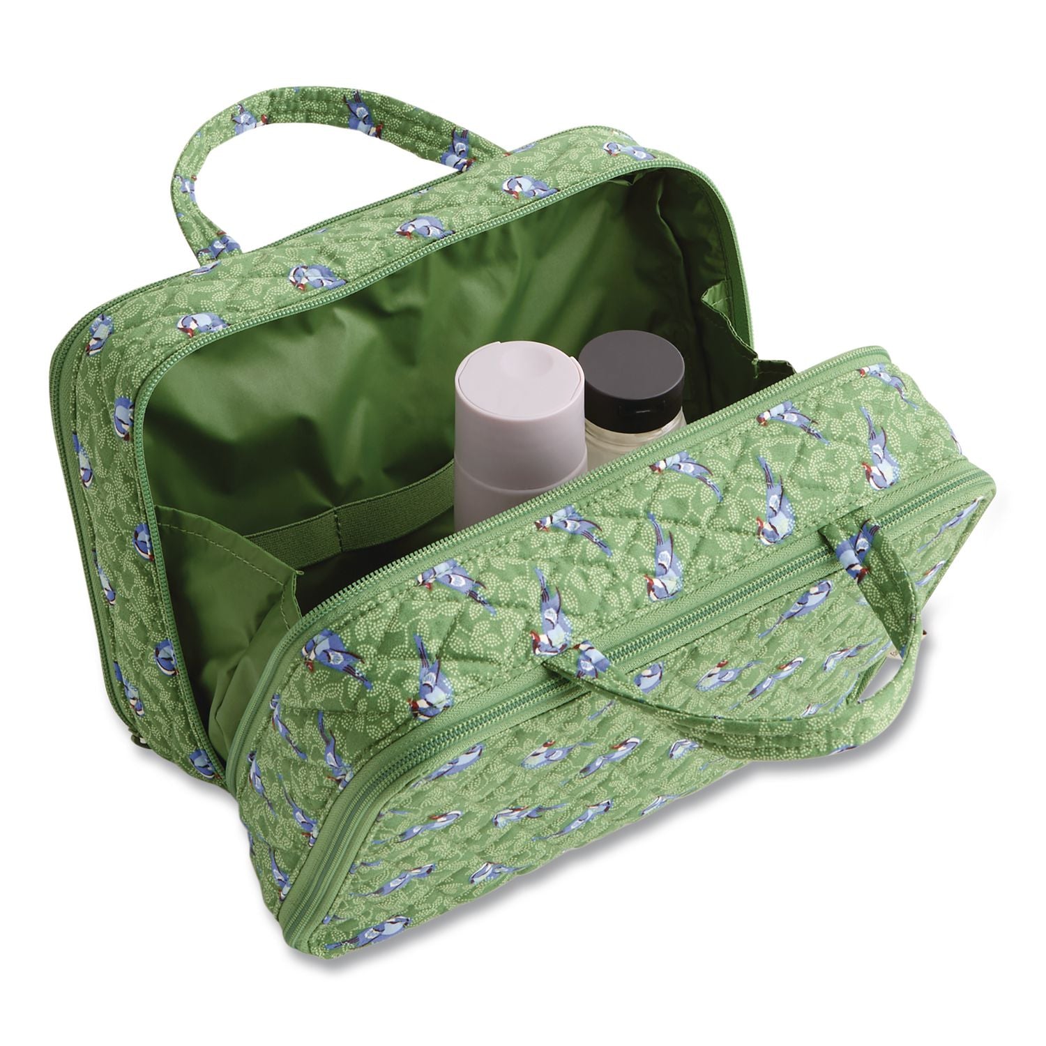 Ultimate Travel Case, 10.75 X 5.5 X 7.25, Green Birds