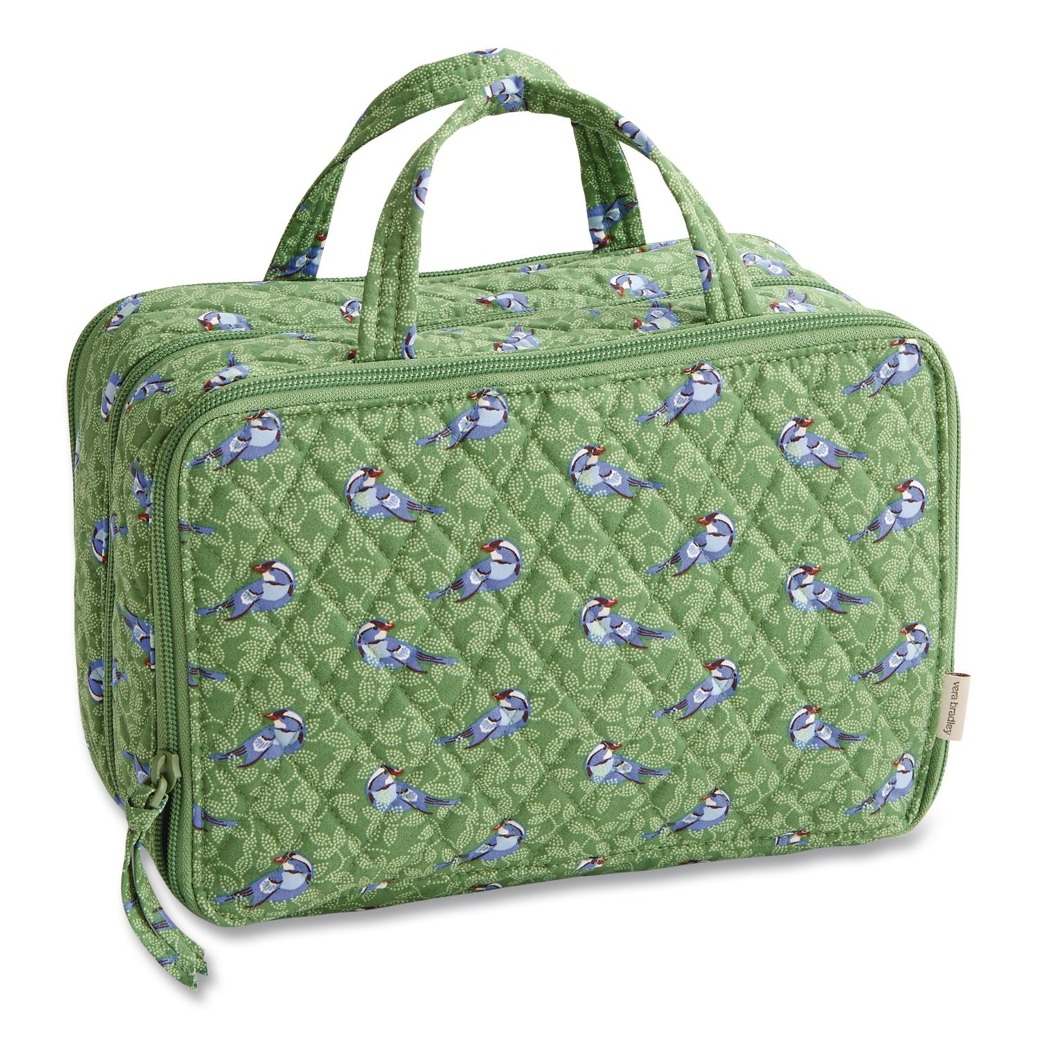 Ultimate Travel Case, 10.75 X 5.5 X 7.25, Green Birds