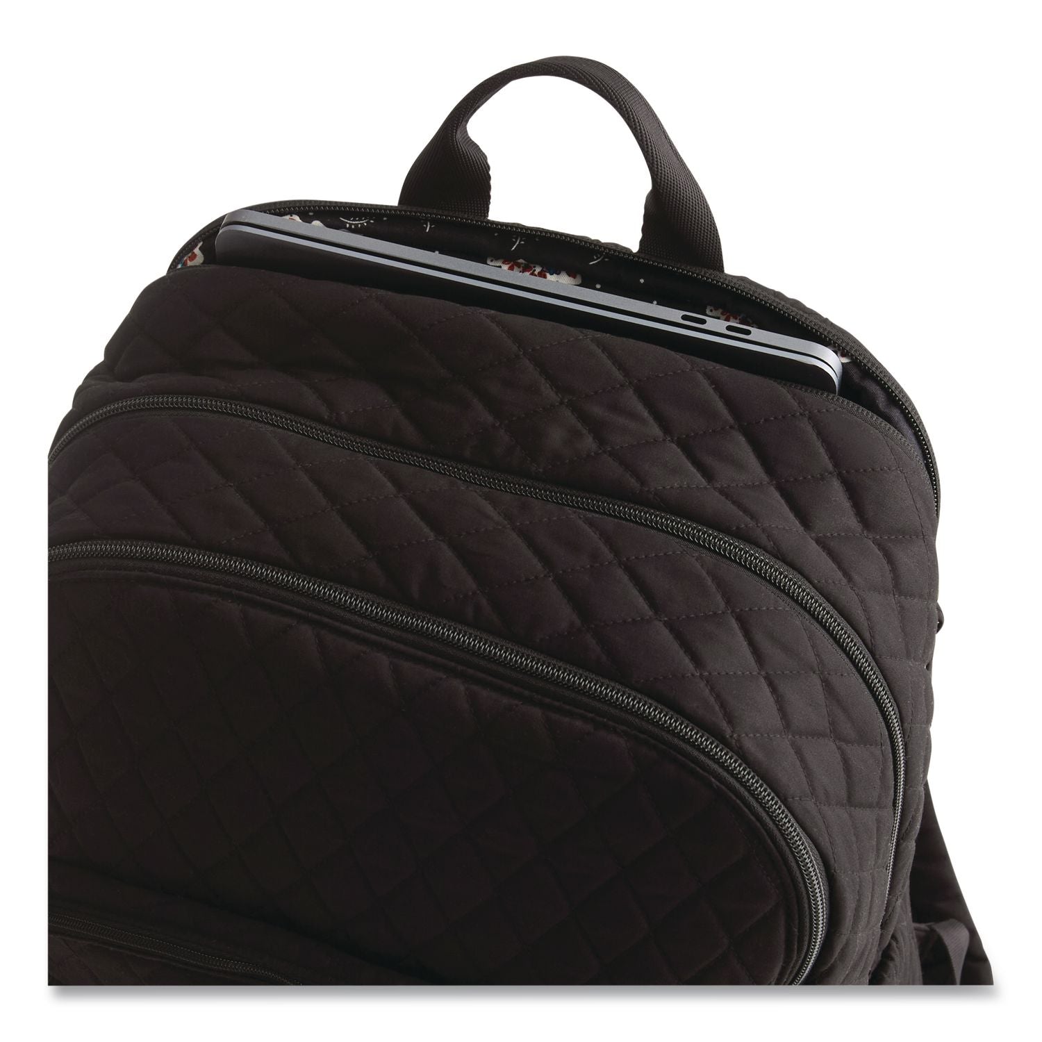 Bancroft Large Premium Cotton Laptop Backpack, Fits Devices Up To 15", 12" X 9" X 16.5", Moonless Night