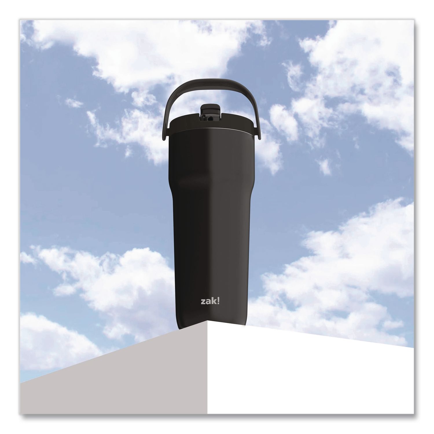 Sutton Stainless Steel Double Wall Insulated Tumbler, 30 Oz, Ebony