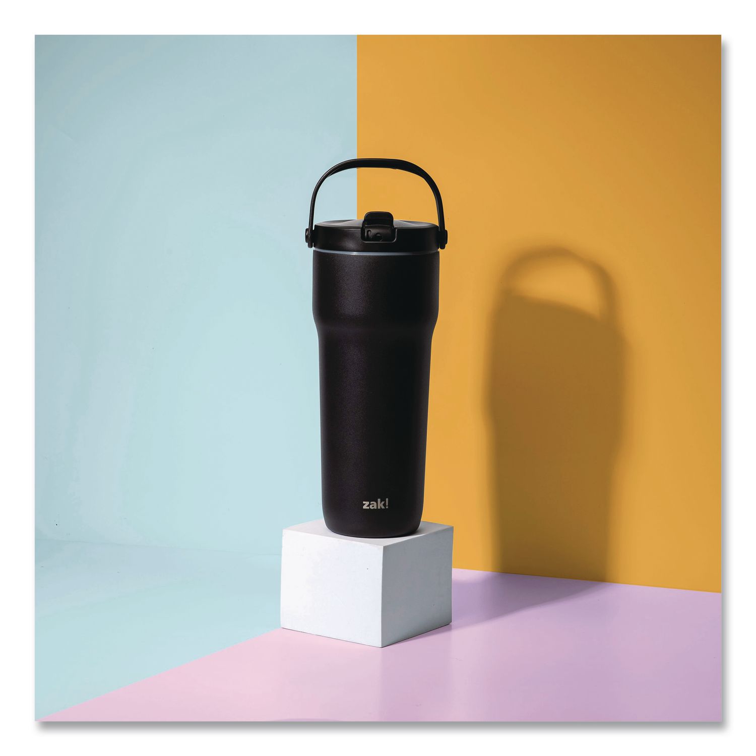 Sutton Stainless Steel Double Wall Insulated Tumbler, 30 Oz, Ebony