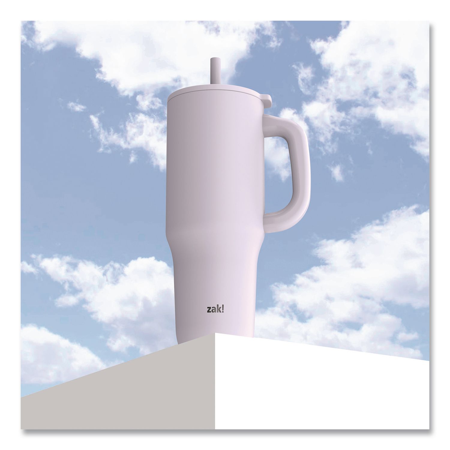 Sutton Stainless Steel Double Wall Insulated Tumbler, 40 Oz, Smoky Lilac
