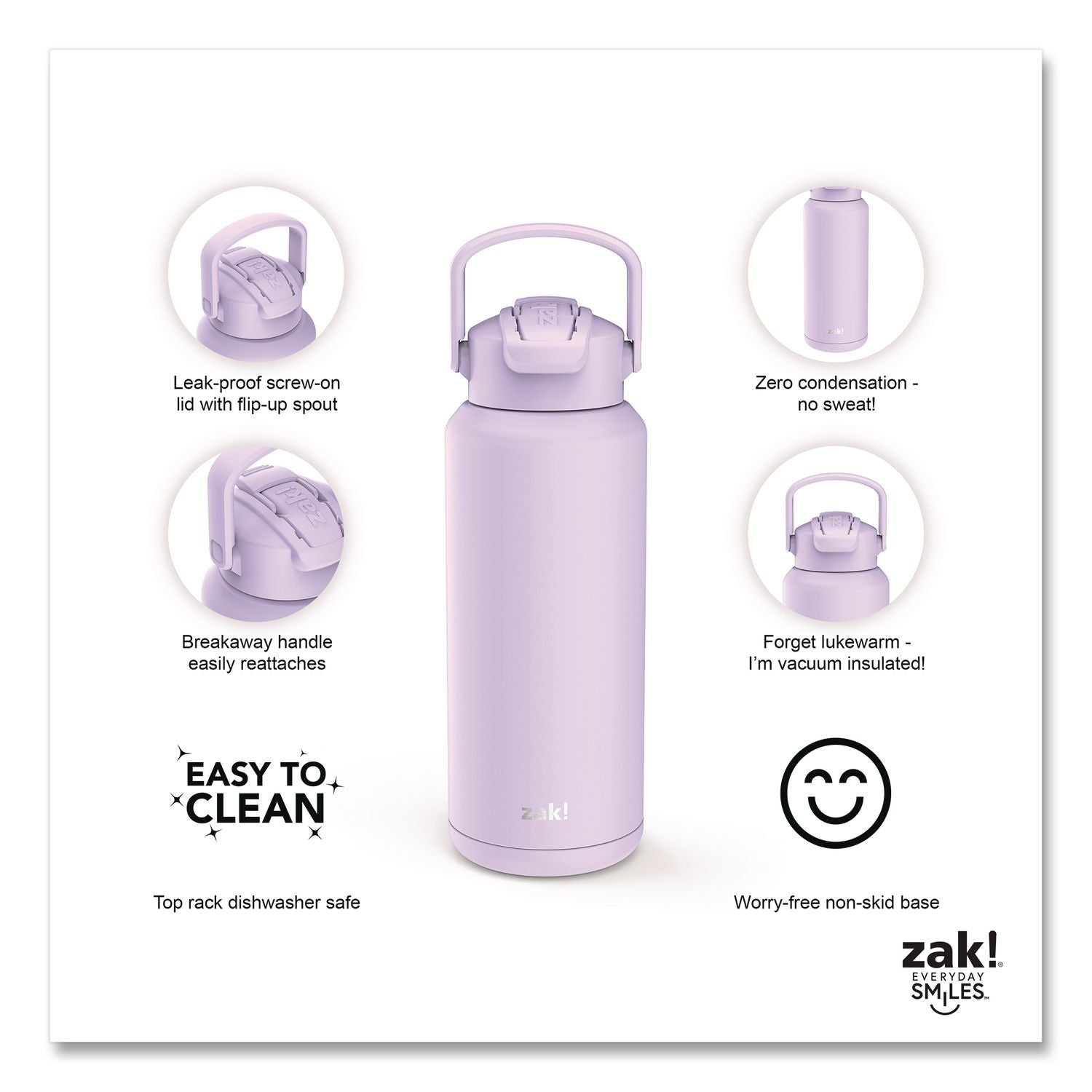 Liberty Stainless Steel Double Wall Insulated Tumbler, 32 Oz, Lavender