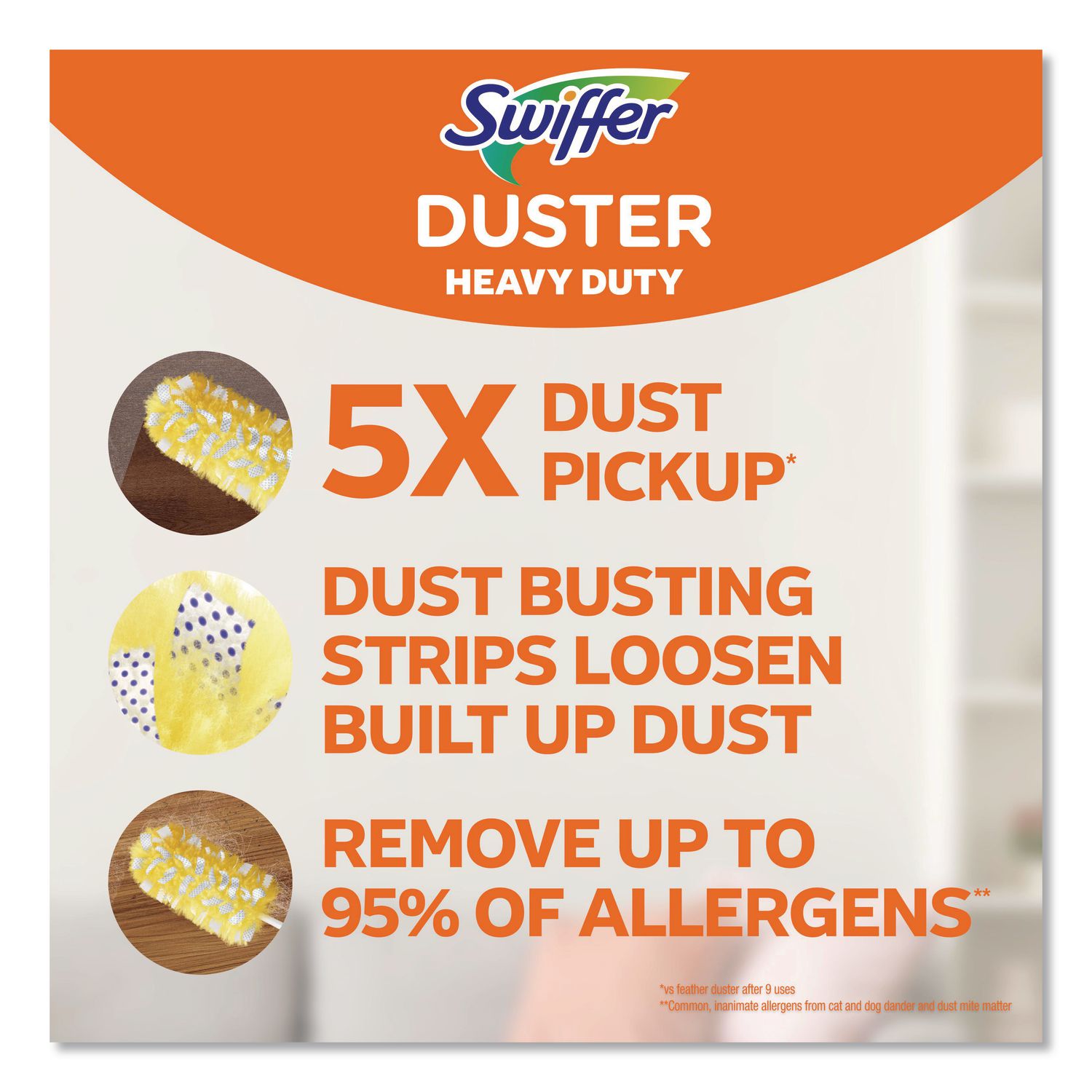 360 Heavy Duty Extendable Starter Dusting Kit, 3 Refills And One 6" To 3 Ft Pole, 4 Kits/Carton