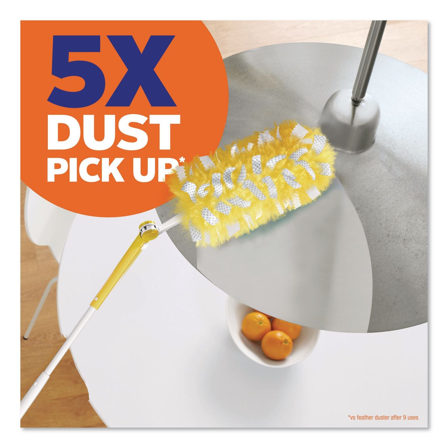 360 Heavy Duty Extendable Starter Dusting Kit, 3 Refills And One 6" To 3 Ft Pole, 4 Kits/Carton