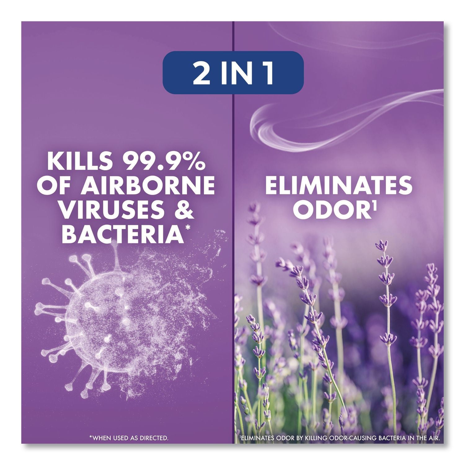Air Sanitizer Spray, Lavender Sky Scent, 10 Oz Aerosol Spray