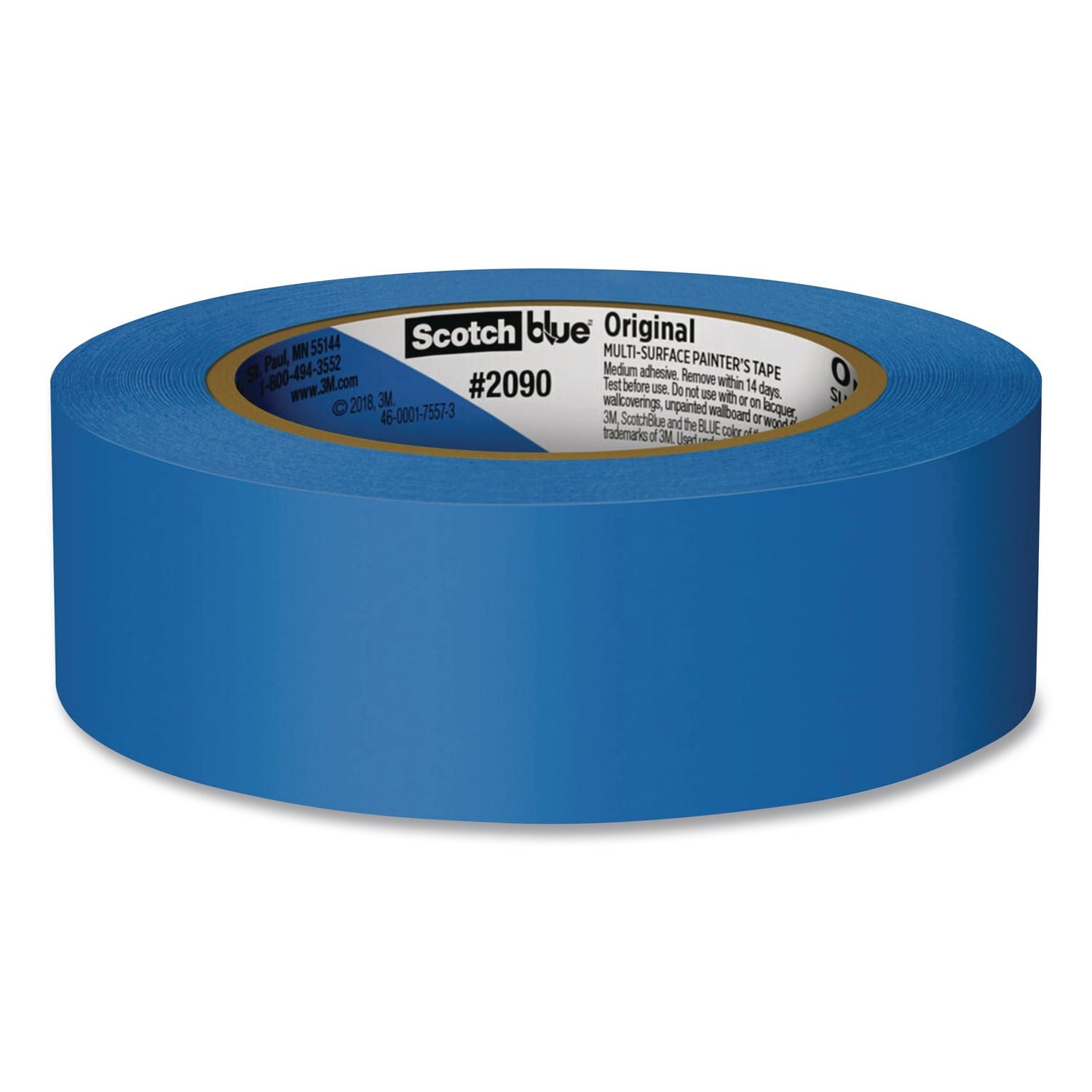 Original Multi-Surface Painter'S Tape, 3" Core, 1.41" X 60 Yd, Blue