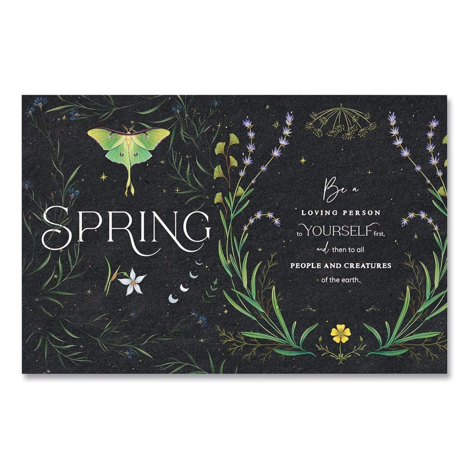 Find Your Magic Prompts Guided Journal, Black/Nature Artwork Cover, (160) 8 X 6 Sheets