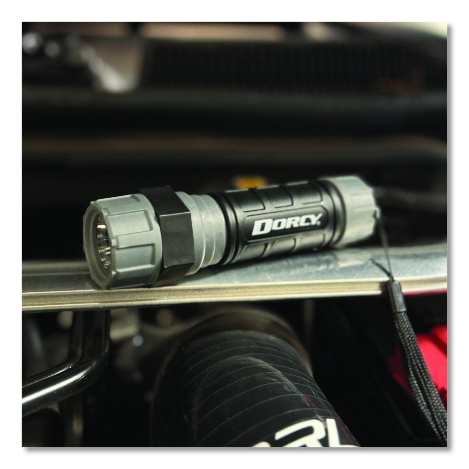Unbreakable Pro Compact Flashlight, 3 AAA Batteries (Included), Black
