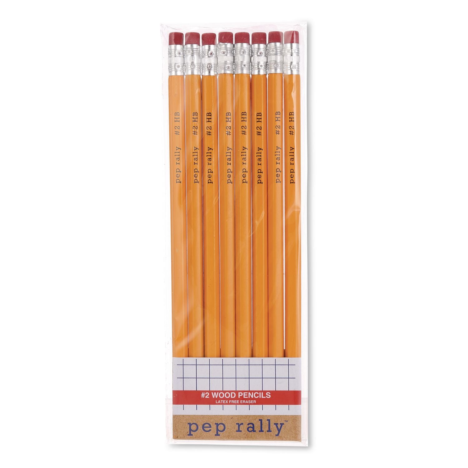 Wooden Pencil, 2.1 Mm, #2 Medium Lead, Yellow Barrel, 8/Pack