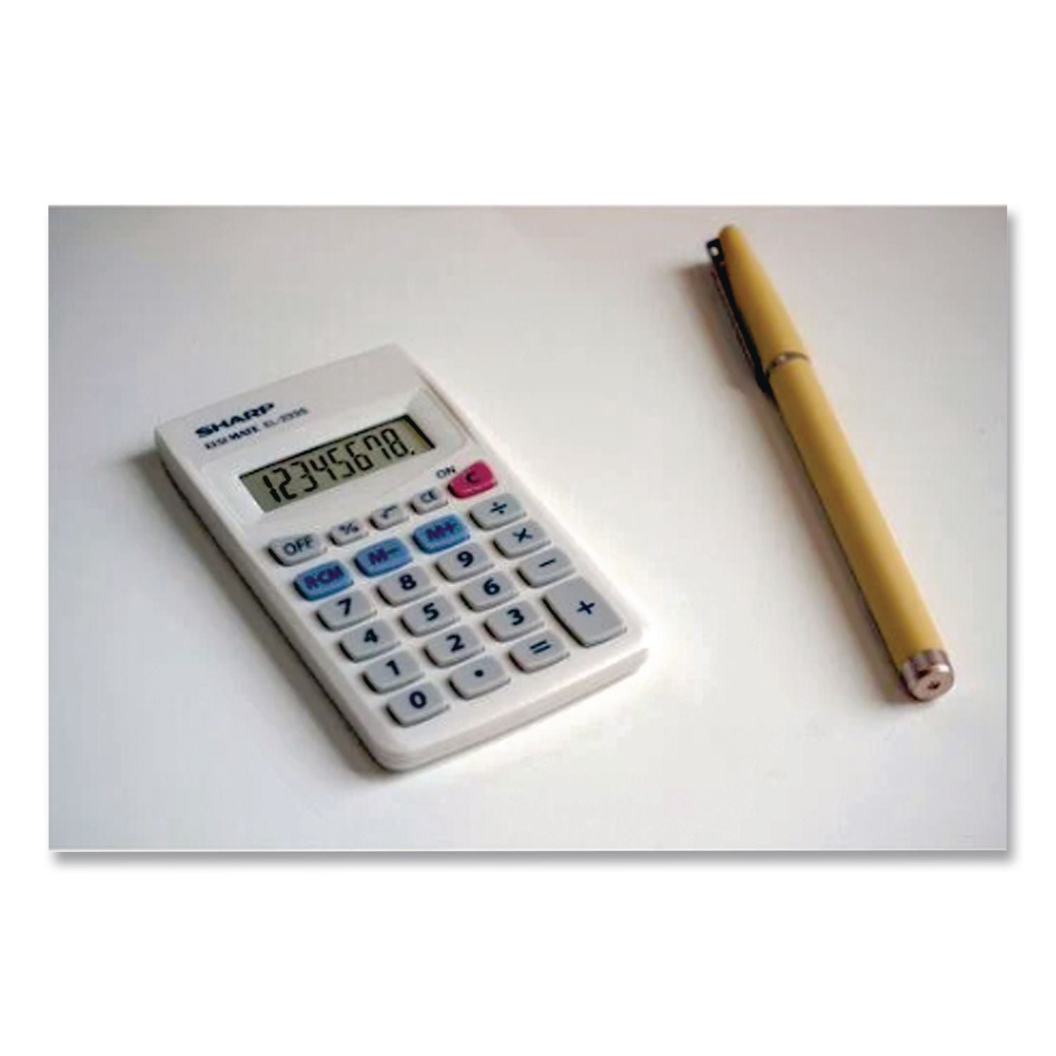 Elsi Mate EL233S 8-Digit Pocket Calculator, 8-Digit LCD Display, 160/Box