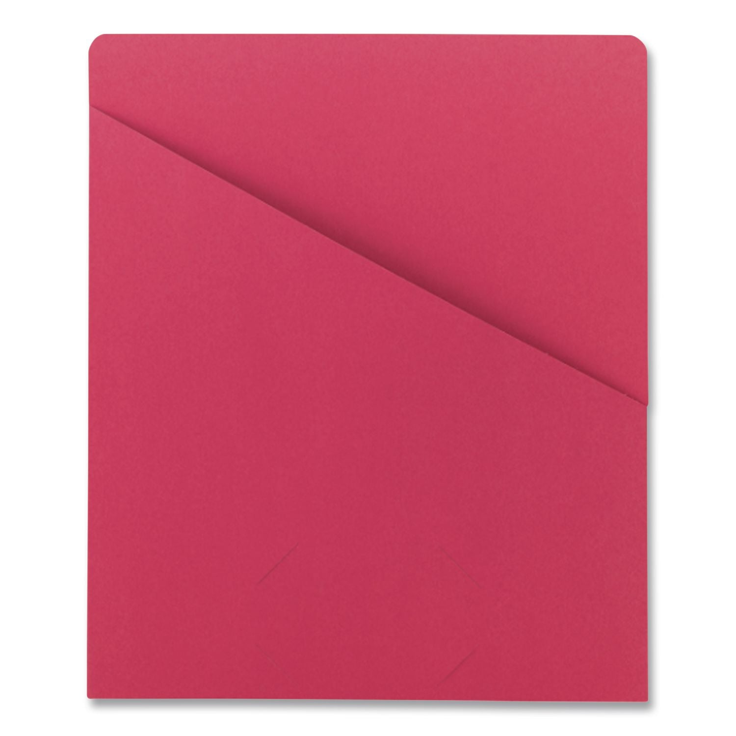 Organized Up Slash Jackets, Letter Size, Red, 25/Pack