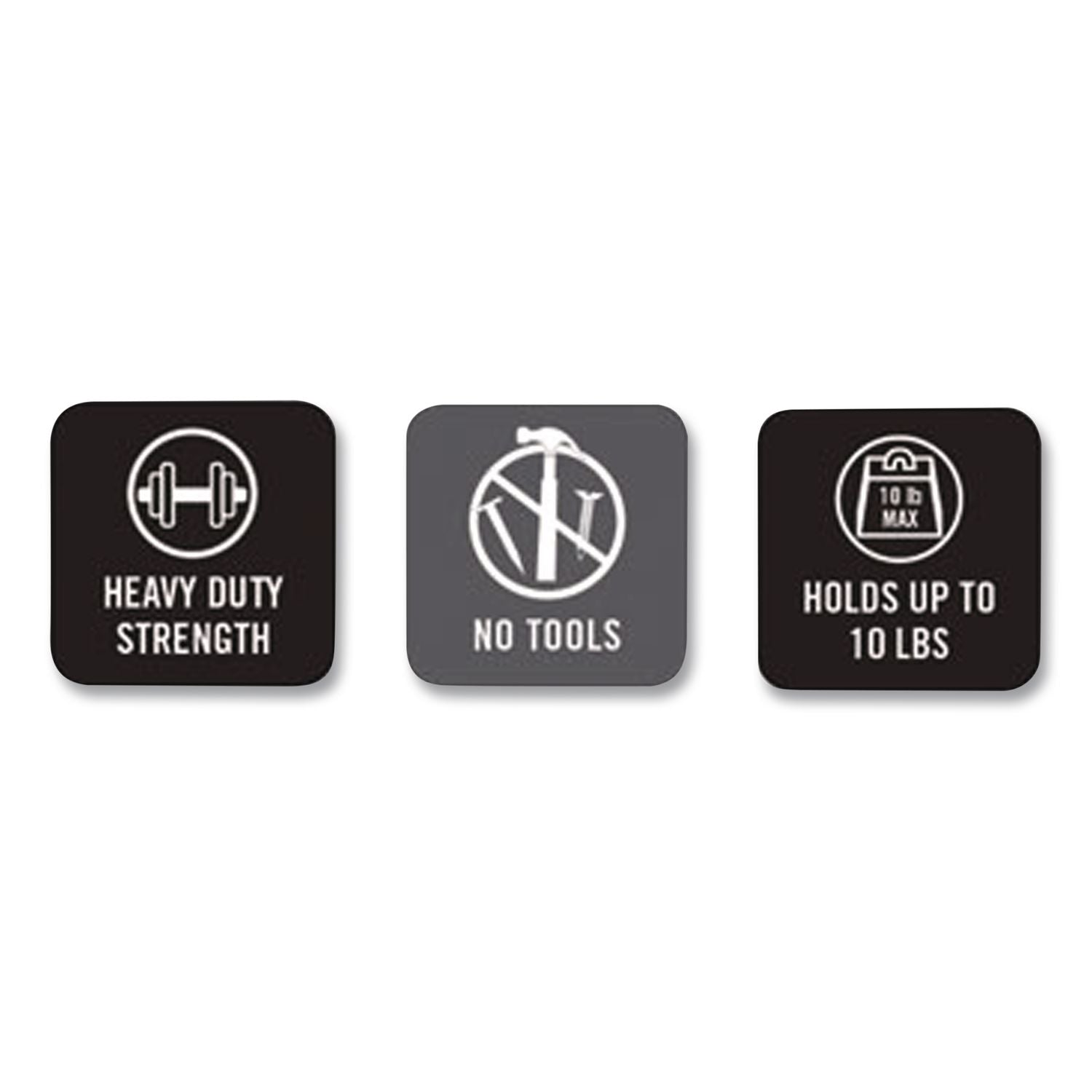 Professional Series High-Strength Hook-And-Loop Roll Fastener, 1" X 15 Ft, Black